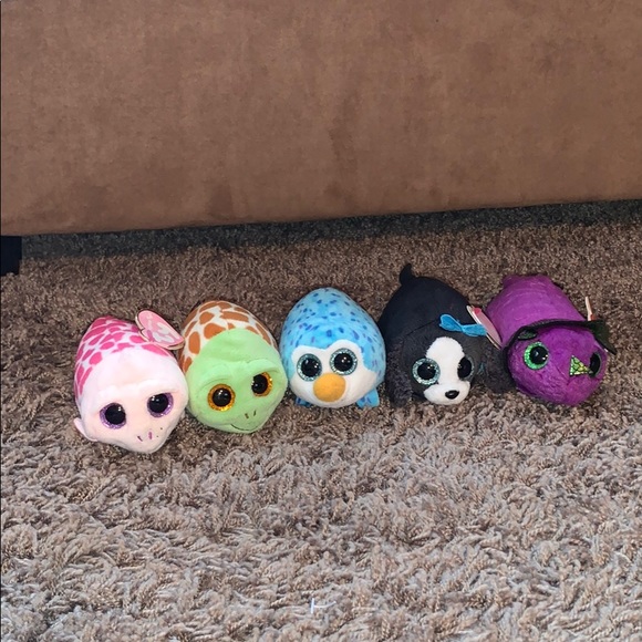 ty teeny tys and ty beanie boo key chain bundle - Picture 4 of 4